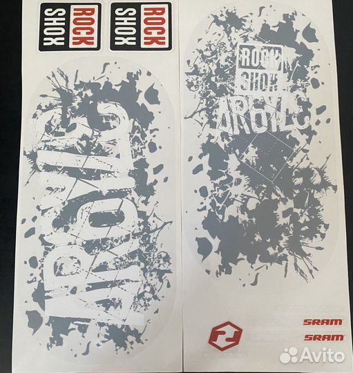 Наклейки для вилок RockShox