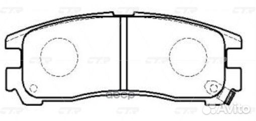 Колодки задние mitsubishi galant pajero space C