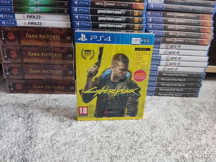 Cyberpunk 2077 PS4/PS5 новый в плёнке