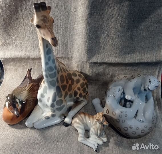 Фарфоровые статуэтки СССР с повреждениями