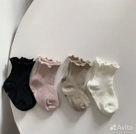 Носки для девочки 4 пары 13-15 см