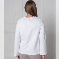 Лонгслив белый базовый, Новосибирск