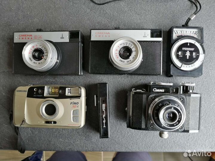 Плёночный фотоаппарат смена