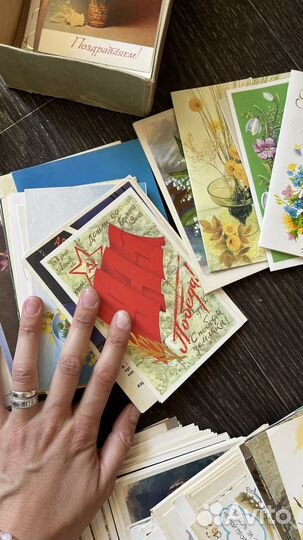 Открытки СССР чистые новые