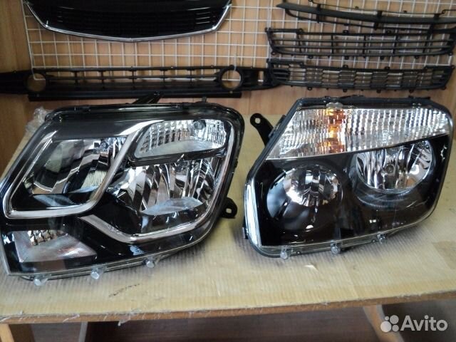 Фары на Рено Дастер С/Обр и Н/Обр (Оригинал)