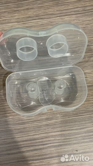 Молокоотсос ручной с бутылочками +накладки