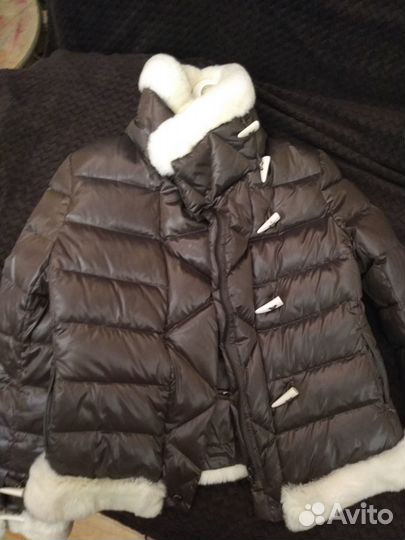 Куртка легкая на гусином пуху размер s бу