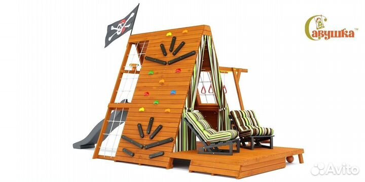 Игровая площадка для всей семьи Савушка База 5 с к