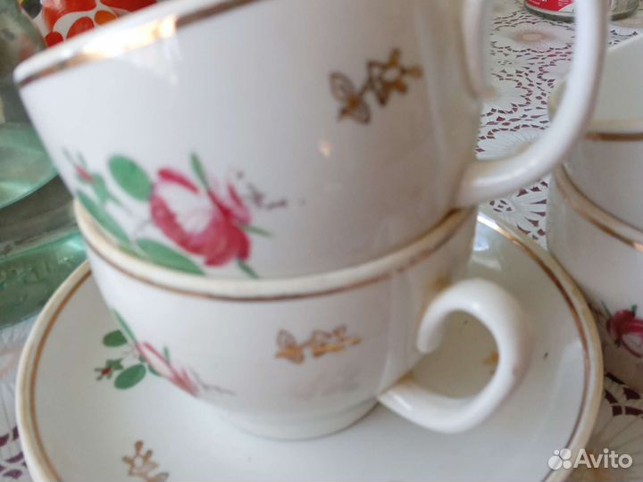 Чашки с блюдцами СССР