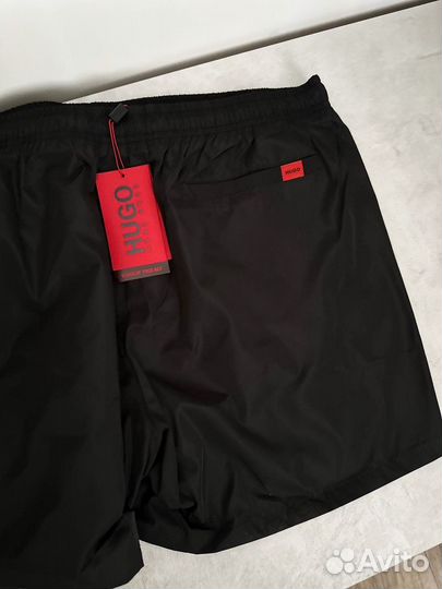 Шорты мужские hugo boss черные