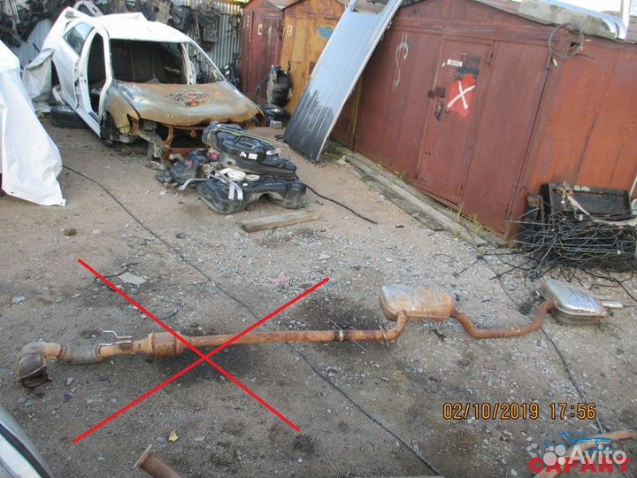 Глушитель volkswagen passat B6 BZB