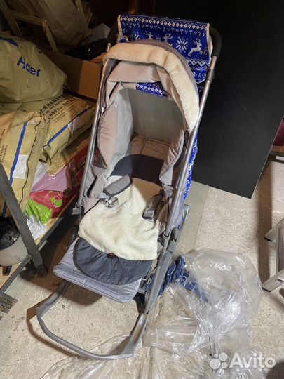 Сани коляска детские Galaxy