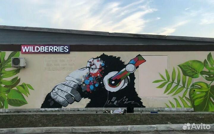 Граффити художественная роспись стен в Сочи