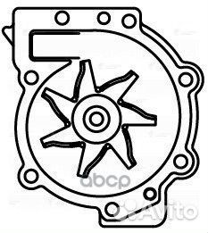 Насос водяной volvo XC90 (14) /XC60 (17) 2.0D LWP