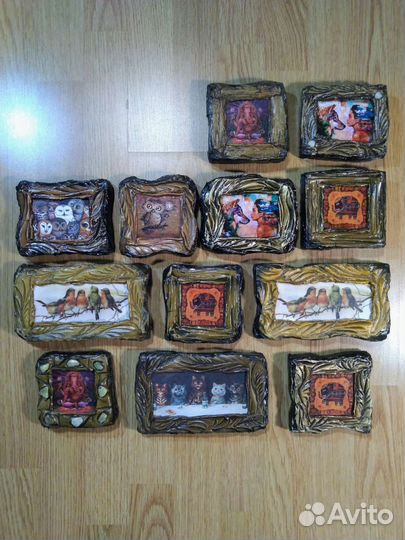 Магнитики-обьёмные ручной работы