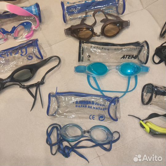Очки для плавания детские и взрослые