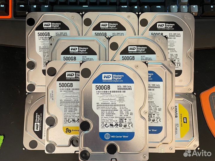 Жесткие диски WD, Seagate, Toshiba 250Gb-3Tb
