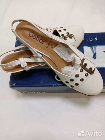 Балетки, туфли, босоножки Gabor 39-40 ст25,5-26 см