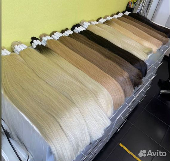 Волосы для наращивания 60 см-80 см