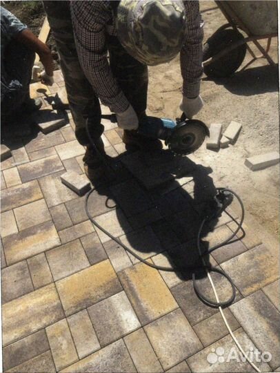 Тротуарная плитка цветная