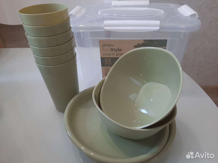 Наборы посуды для пикника от 6 до 42 человек