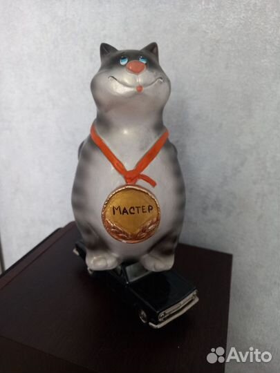 Копилка Кот (керамика ручная)