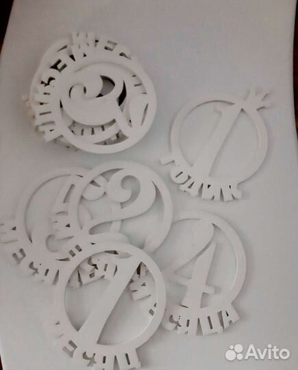 Цифры из фанеры