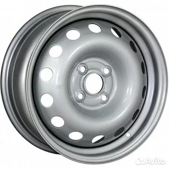 Диски Trebl 53C47G 5.5x14 4*108 ET47 DIA63.3 Silver Штампованный