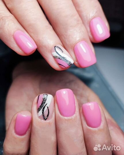 Маникюр педикюр на дому с покрытием гель лака