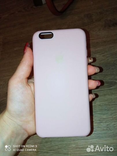 Чехол на iPhone 6 6s 7 8 plus силиконовый розовый