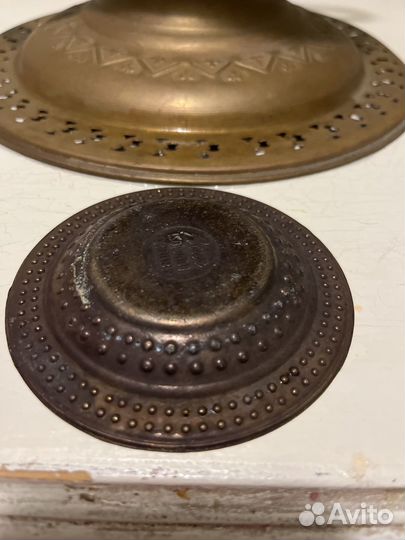 Тарелочка декоративная под бронзу