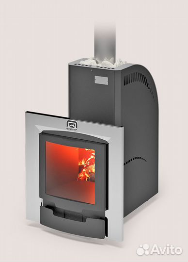 Печь для бани Каскад-12 Т Панорама Теплодар