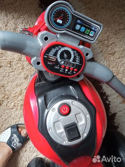 Детский электро мотоцикл 3-5 лет