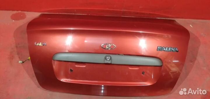 Калина седан крышка багажника красная