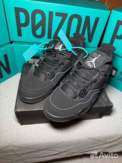 Jordan 4 black cat(Оригинал)