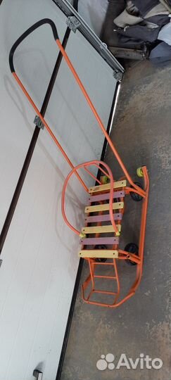 Детские санки с колесами