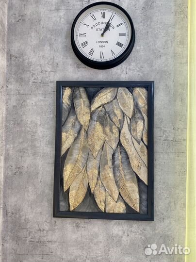 Интерьерная картина с поталью