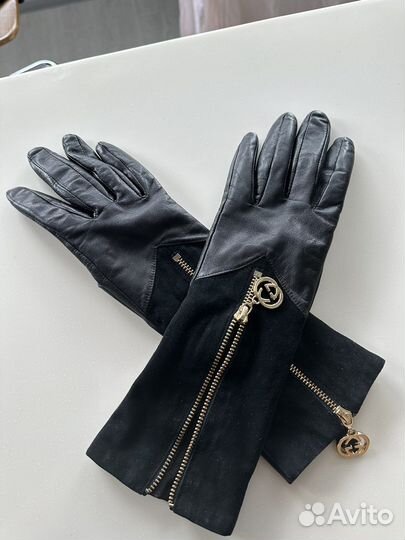 Перчатки женские кожаные 6.5