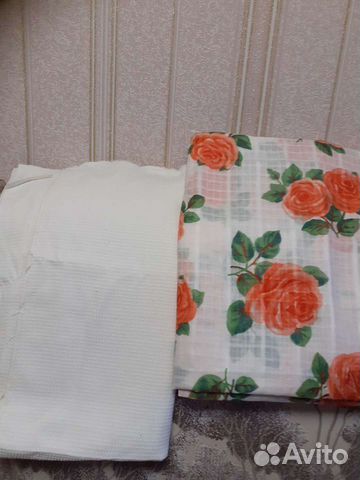 Ткань хб вафельное 10метров,85ширина,Ткань цветы 7