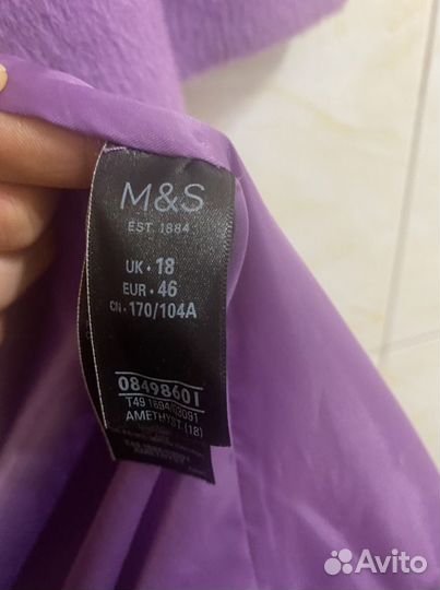 Marks spencer пальто жен.52