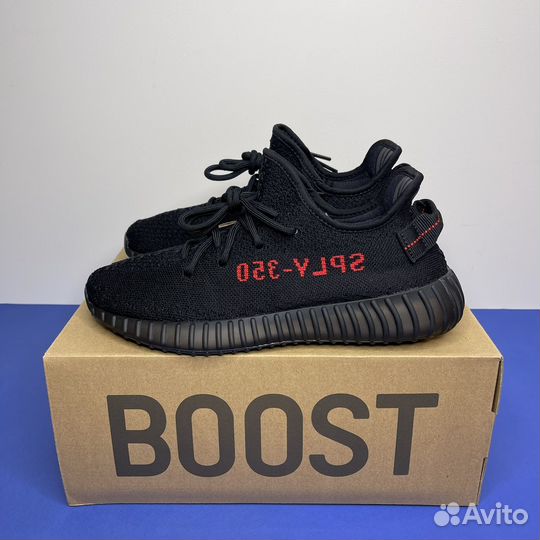 Adidas Yeezy Boost 350 V2 Black Red (6-9us)