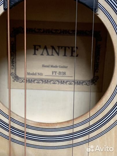 Акустическая гитара Fante FT-D38