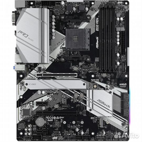 B550 PRO4, Socket AM4, AMD B550, 4xDDR4-3200, D-SU