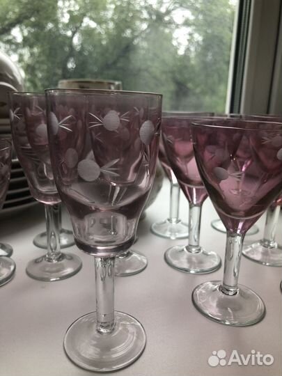 Фужеры хрустальные СССР