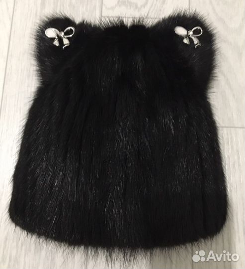 Шапка норковая женская