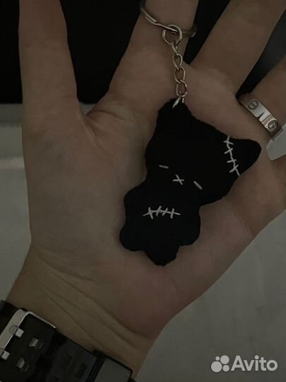 Брелок котик ручной работы