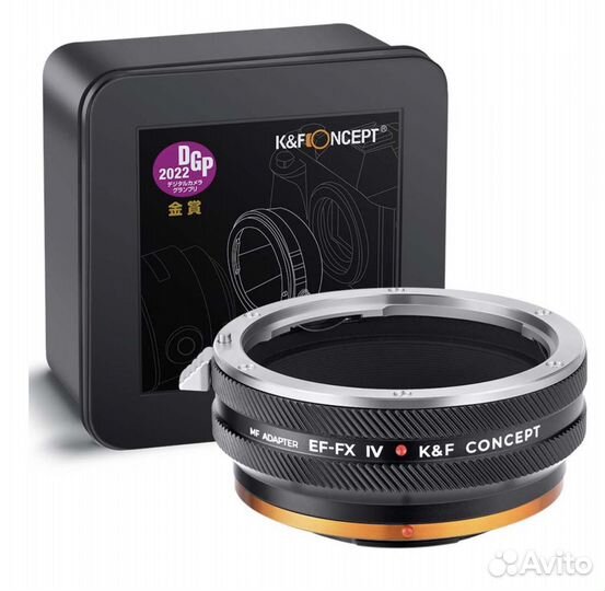 Адаптер KF Concept EF-FX IV Canon EF на Fujifilm X