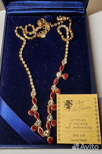 Ожерелье Art DE France с кристаллами Swarovski