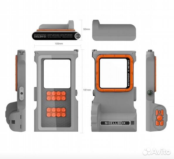 Водонепроницаемый чехол подводная съёмка телефон