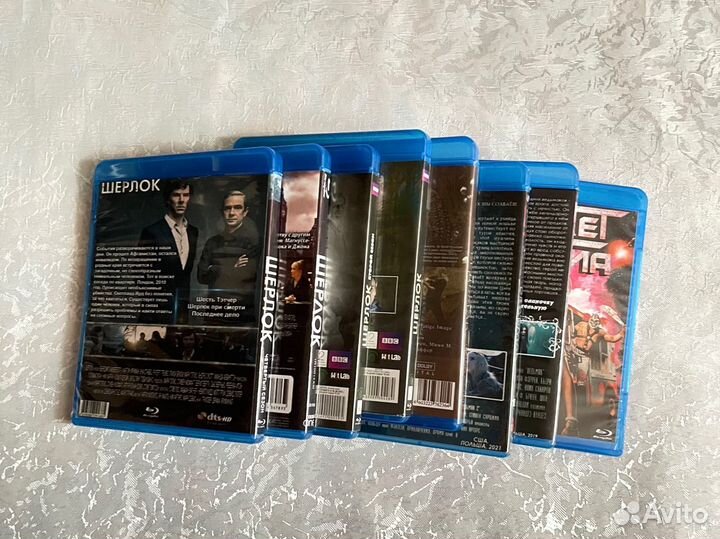 Blu ray фильмы диски сериал Ведьмак Шерлок